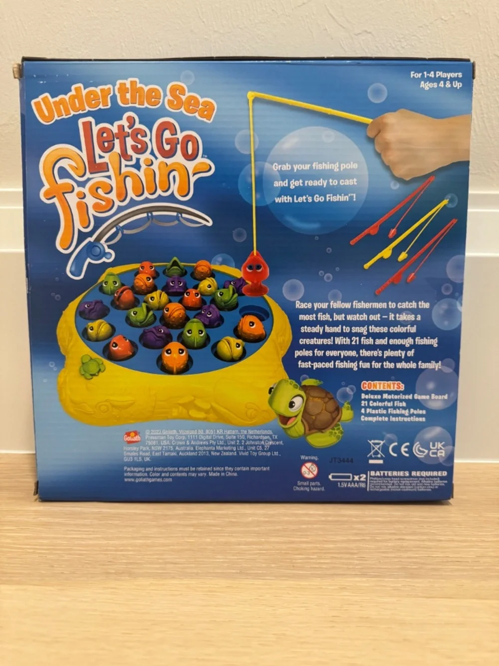 TOY - Pressman Let's Go Fishin' - Under The Sea Game for Kids and Families
